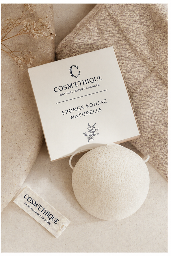 Éponge Konjac Naturelle - vue 3