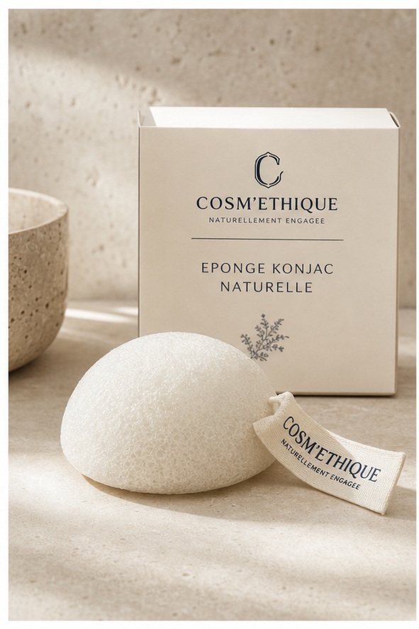 Éponge Konjac Naturelle