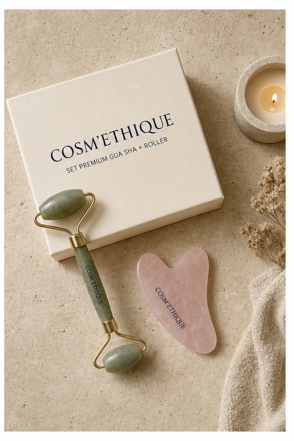 Set Premium Gua Sha + Roller - vue 3